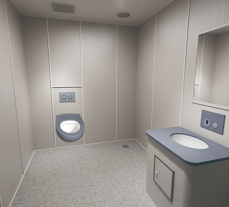 聚乙烯軟包室內(nèi)及衛(wèi)生間效果圖